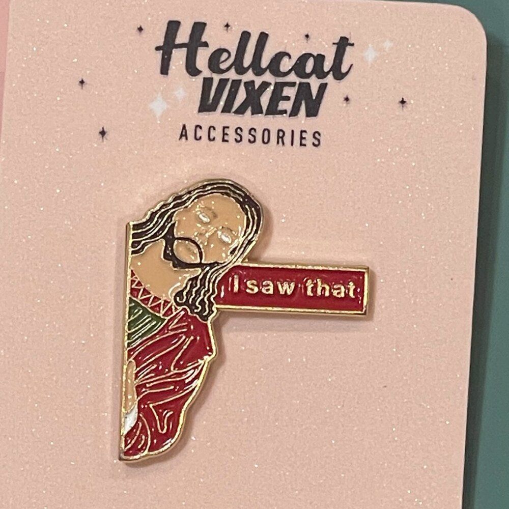 Jesus I Saw That Funny Meme Metal Enamel Pin Brooch Collectible